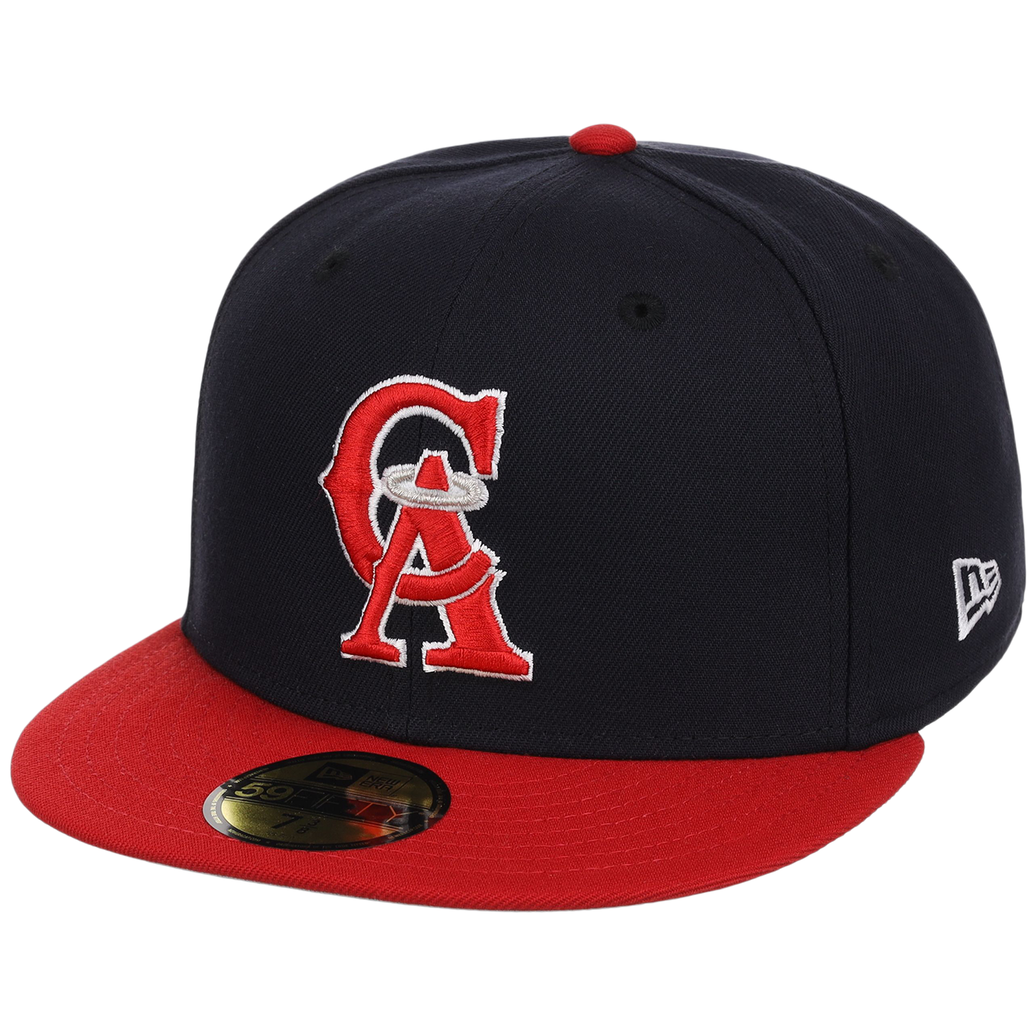 California Angels MLB Cooperstown Authentic Collection New Era 59FIFTY (Navy/Red)