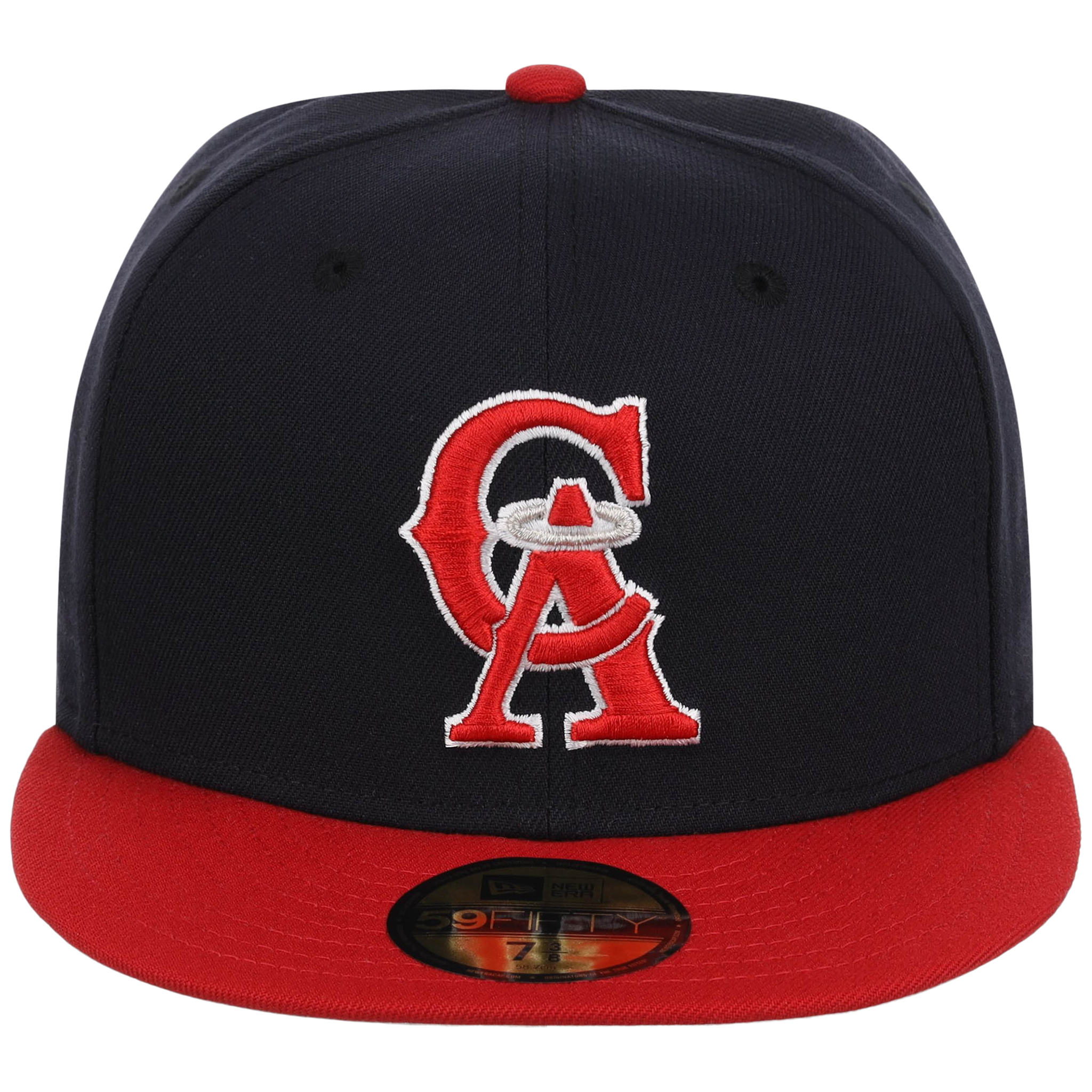California Angels MLB Cooperstown Authentic Collection New Era 59FIFTY (Navy/Red)