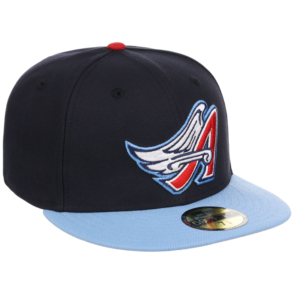 Anaheim Angels MLB Cooperstown Authentic Collection New Era 59FIFTY (Navy/Sky)