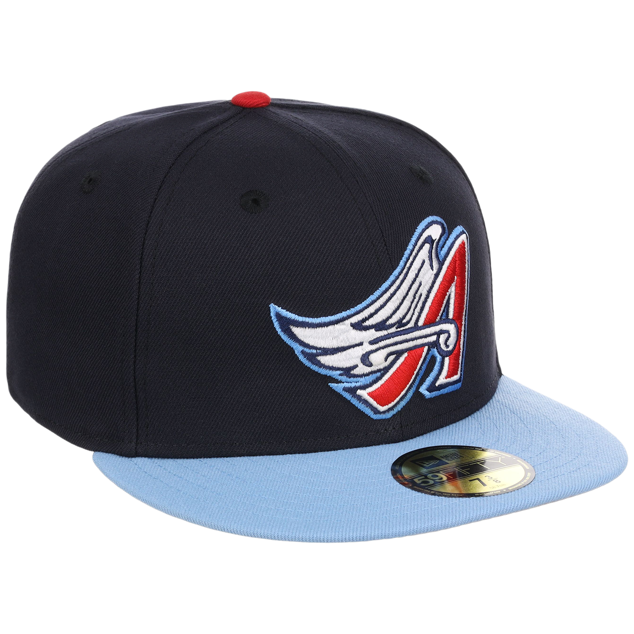 Anaheim Angels MLB Cooperstown Authentic Collection New Era 59FIFTY (Navy/Sky)