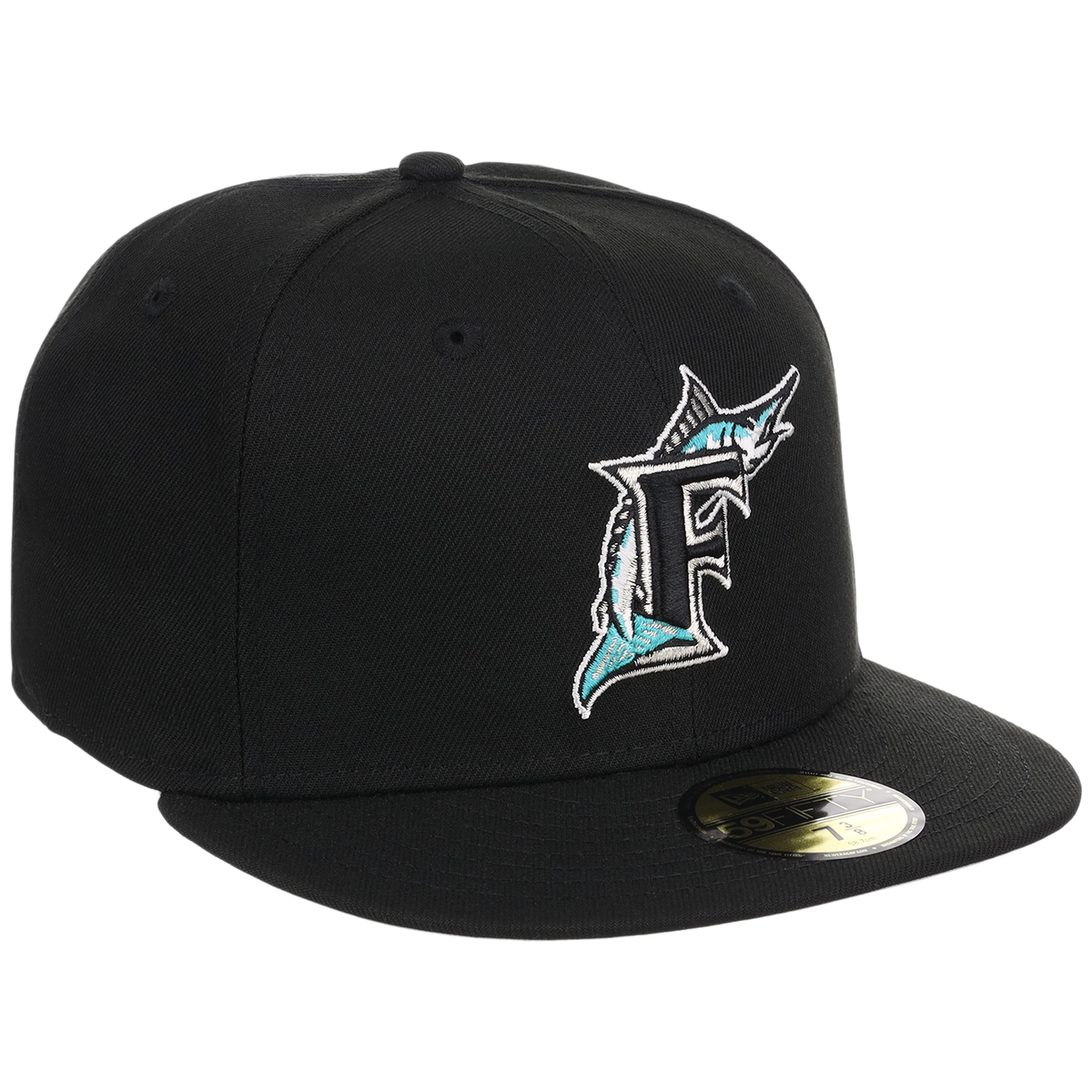 Florida Marlins MLB Cooperstown Authentic Collection New Era 59FIFTY (Black/Black)