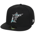 Florida Marlins MLB Cooperstown Authentic Collection New Era 59FIFTY (Black/Black)