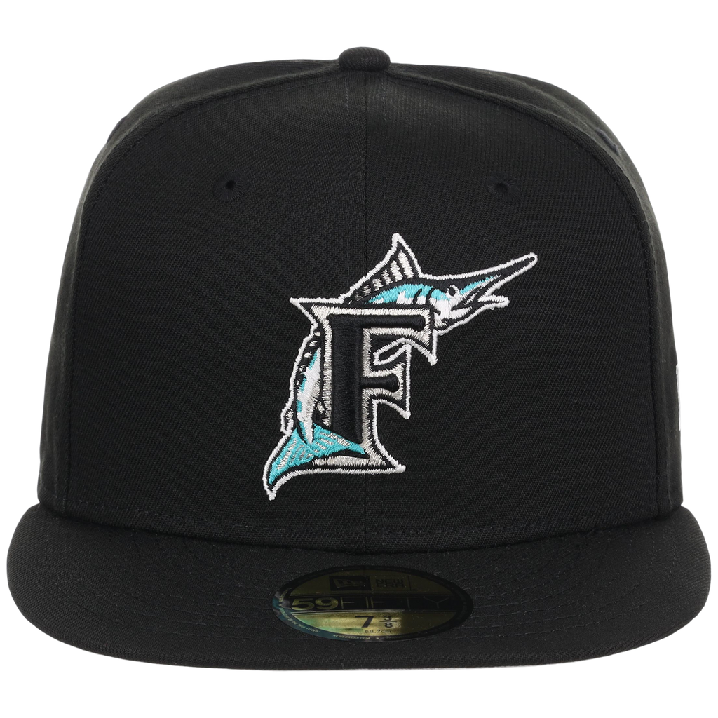 Florida Marlins MLB Cooperstown Authentic Collection New Era 59FIFTY (Black/Black)