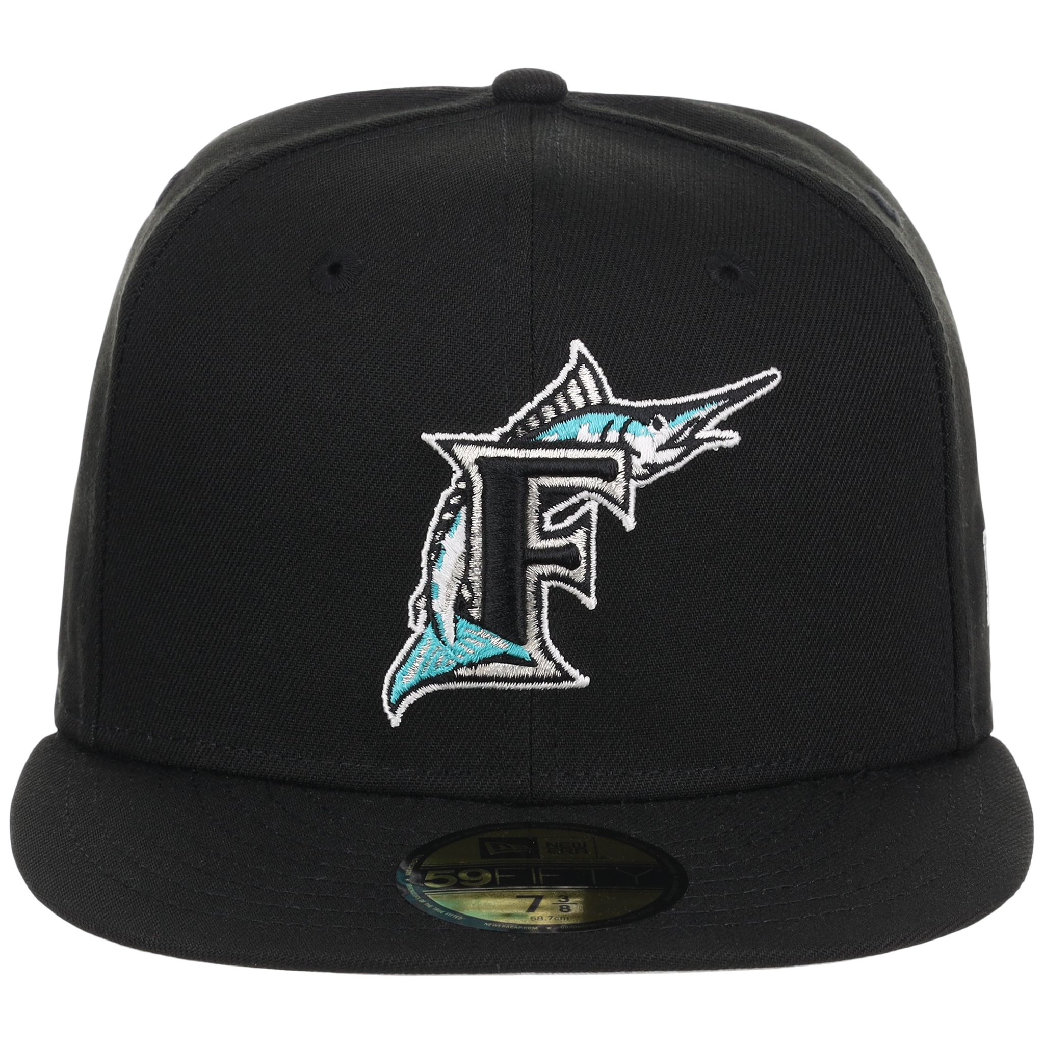 Florida Marlins MLB Cooperstown Authentic Collection New Era 59FIFTY (Black/Black)