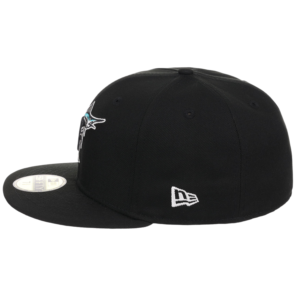 Florida Marlins MLB Cooperstown Authentic Collection New Era 59FIFTY (Black/Black)