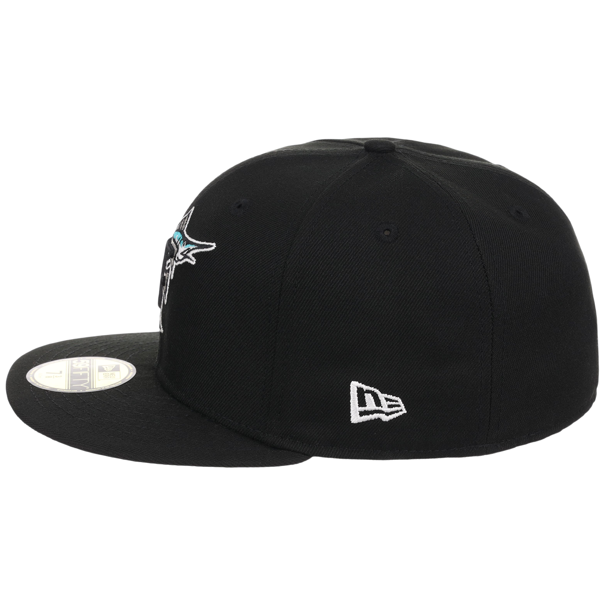 Florida Marlins MLB Cooperstown Authentic Collection New Era 59FIFTY (Black/Black)