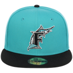 Florida Marlins MLB Cooperstown Authentic Collection New Era 59FIFTY (Teal/Black)