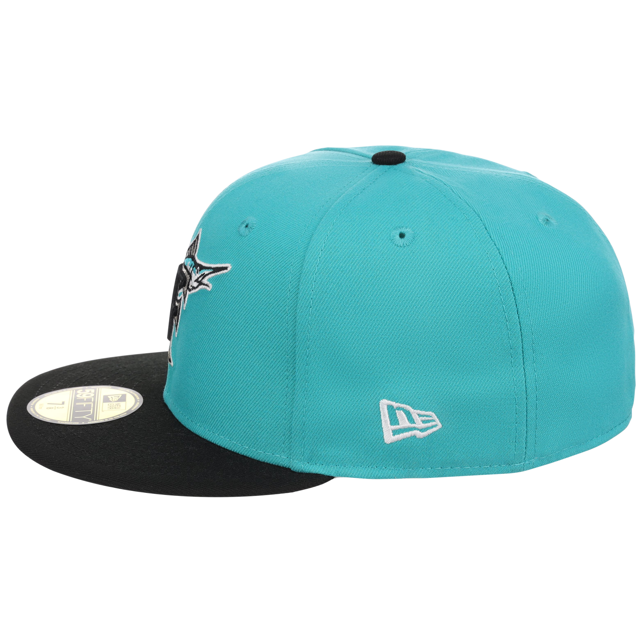Florida Marlins MLB Cooperstown Authentic Collection New Era 59FIFTY (Teal/Black)