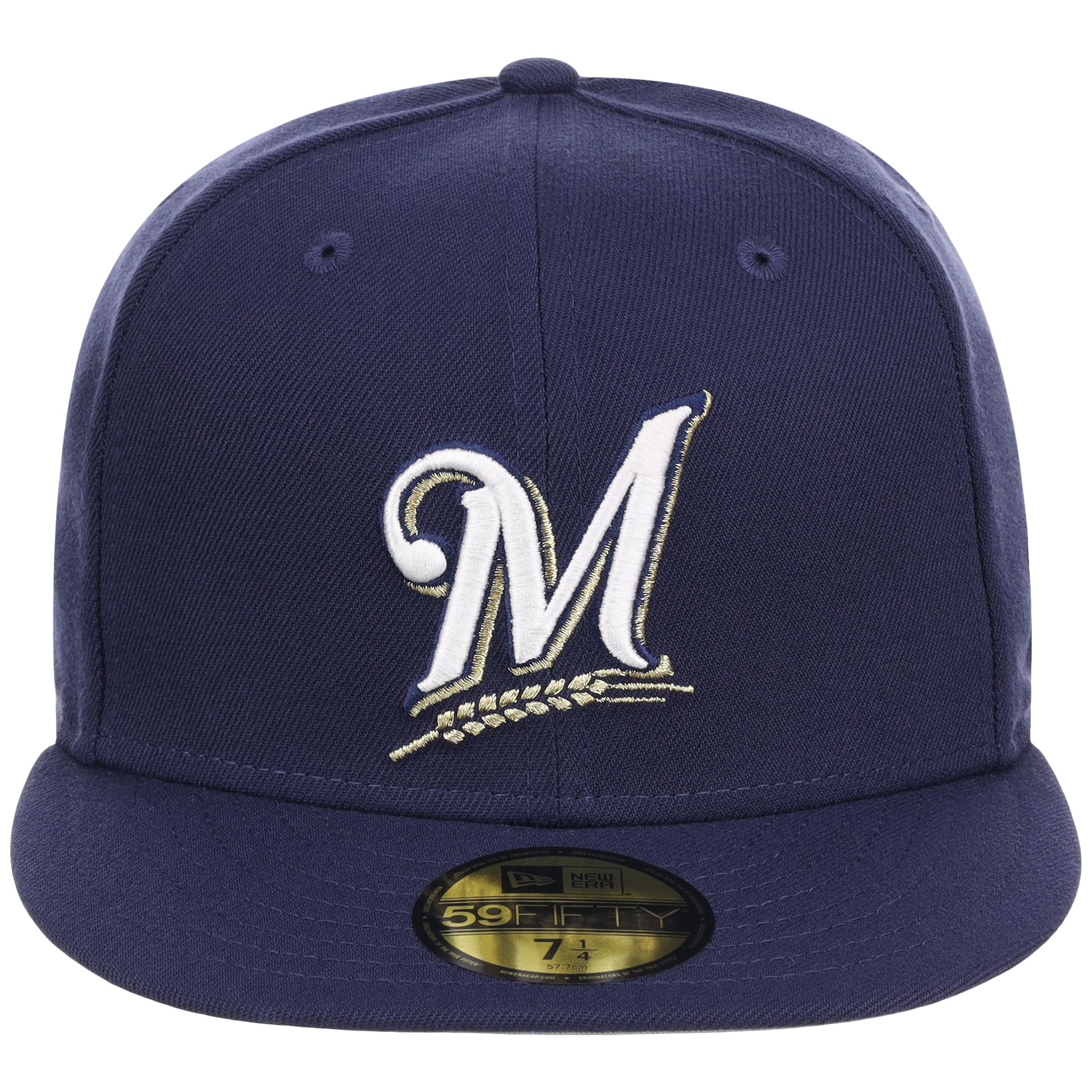 Milwaukee Brewers MLB Cooperstown Authentic Collection New Era 59FIFTY (Navy/Navy)