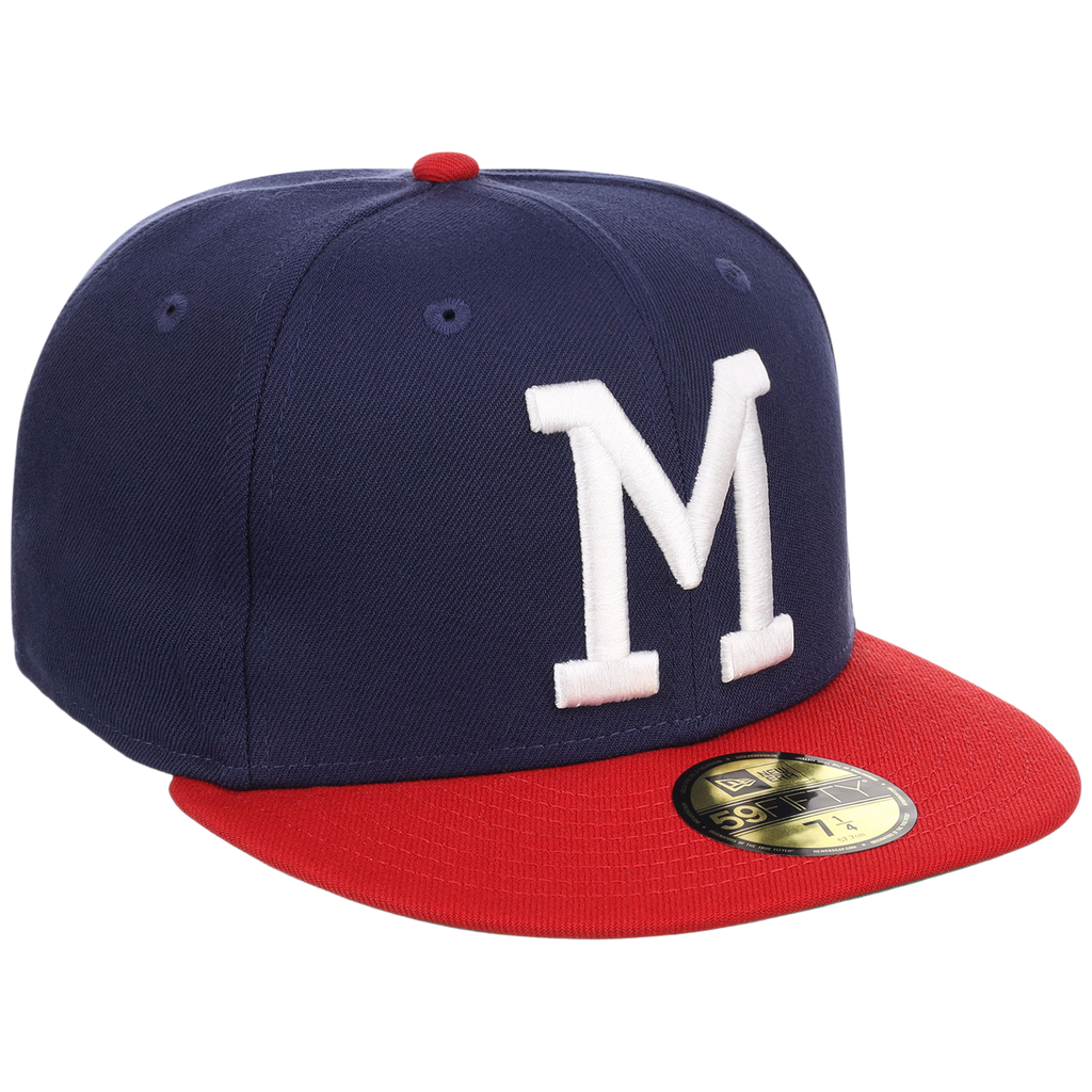 Milwaukee Brewers MLB Cooperstown Authentic Collection New Era 59FIFTY (Navy/Red)
