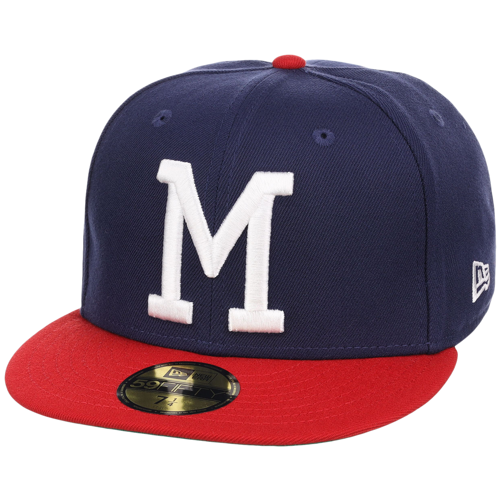 Milwaukee Brewers MLB Cooperstown Authentic Collection New Era 59FIFTY (Navy/Red)