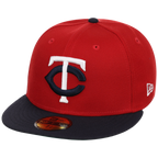 Minnesota Twins MLB Cooperstown Authentic Collection New Era 59FIFTY (Red/Navy)