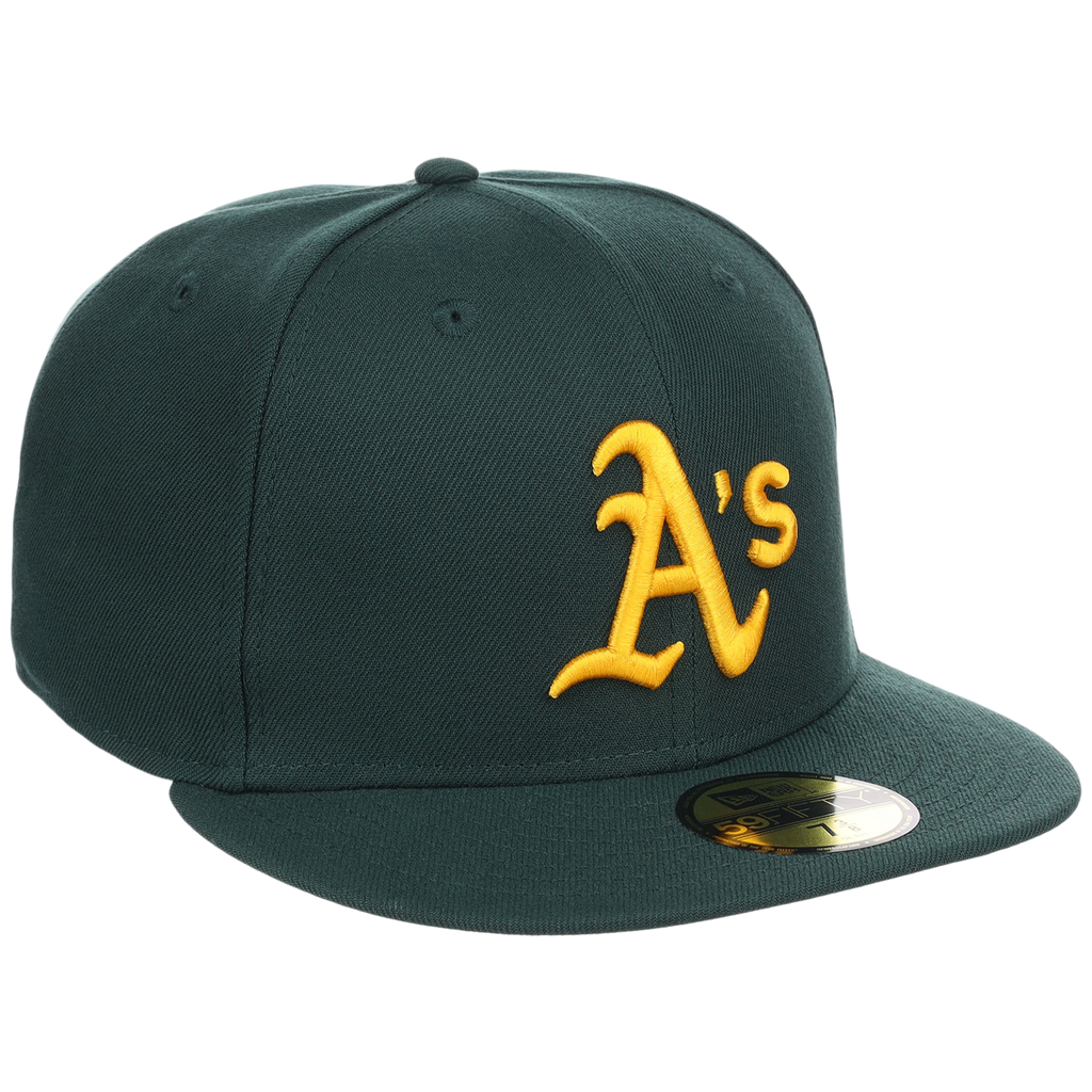 Oakland Athletics MLB Cooperstown Authentic Collection New Era 59FIFTY (Dark Green/Dark Green)