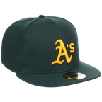 Oakland Athletics MLB Cooperstown Authentic Collection New Era 59FIFTY (Dark Green/Dark Green)
