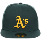 Oakland Athletics MLB Cooperstown Authentic Collection New Era 59FIFTY (Dark Green/Dark Green)
