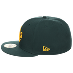 Oakland Athletics MLB Cooperstown Authentic Collection New Era 59FIFTY (Dark Green/Dark Green)