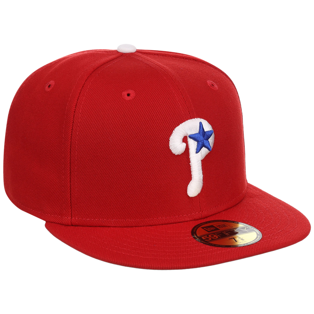 Philadelphia Phillies MLB Cooperstown Authentic Collection New Era 59FIFTY (Red/Red)