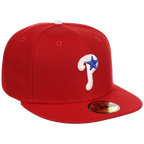Philadelphia Phillies MLB Cooperstown Authentic Collection New Era 59FIFTY (Red/Red)