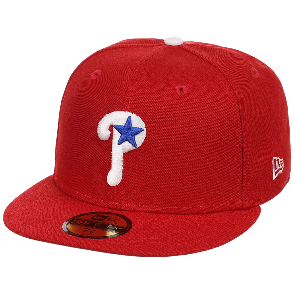Philadelphia Phillies MLB Cooperstown Authentic Collection New Era 59FIFTY (Red/Red)