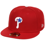 Philadelphia Phillies MLB Cooperstown Authentic Collection New Era 59FIFTY (Red/Red)