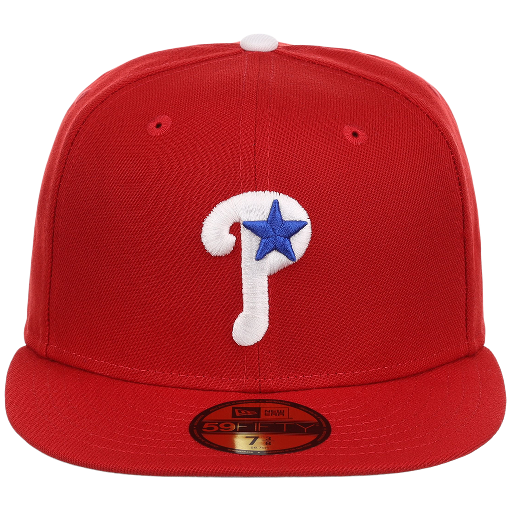 Philadelphia Phillies MLB Cooperstown Authentic Collection New Era 59FIFTY (Red/Red)
