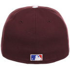 Philadelphia Phillies MLB Cooperstown Authentic Collection New Era 59FIFTY (Maroon/Maroon)