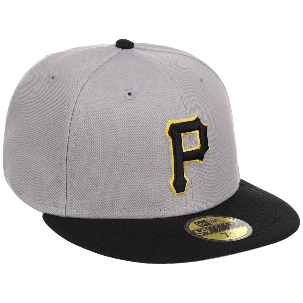 Pittsburgh Pirates MLB Cooperstown Authentic Collection New Era 59FIFTY (Gray/Black)