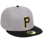Pittsburgh Pirates MLB Cooperstown Authentic Collection New Era 59FIFTY (Gray/Black)