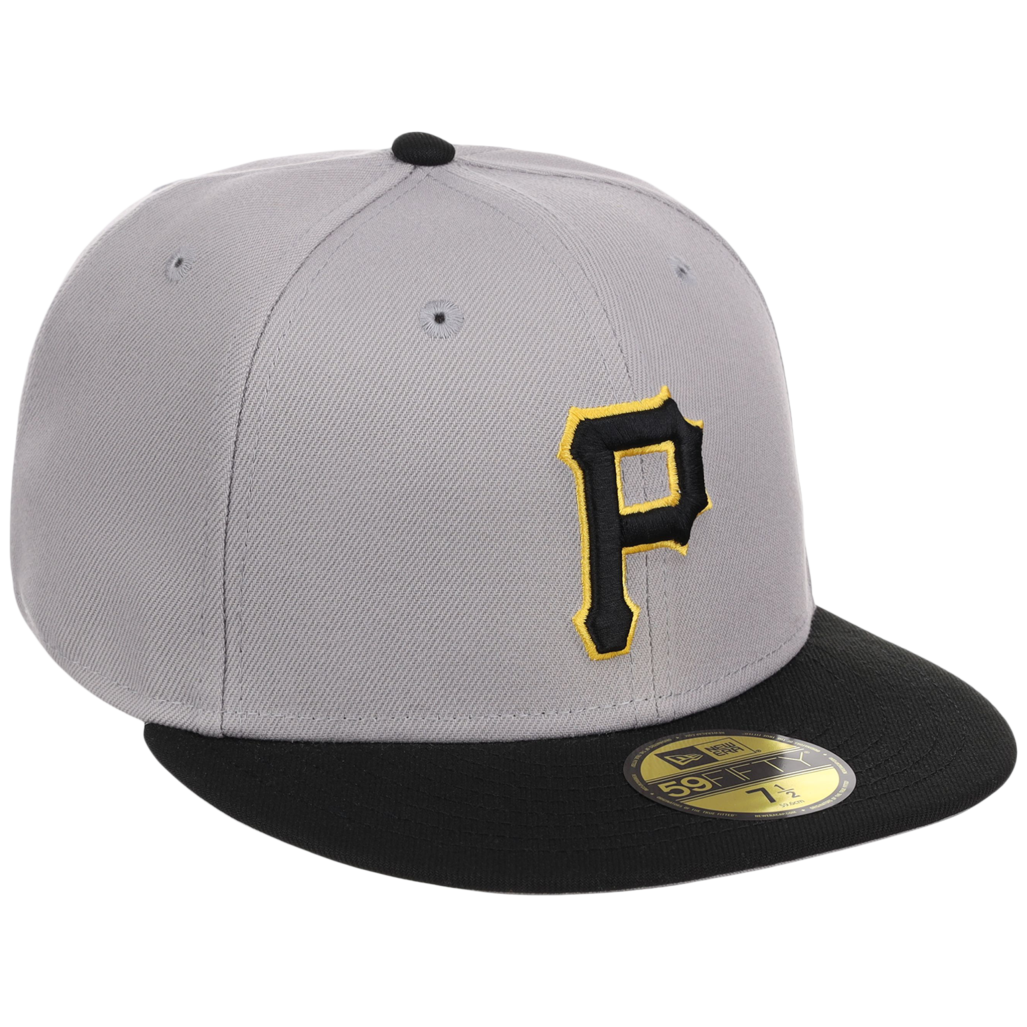 Pittsburgh Pirates MLB Cooperstown Authentic Collection New Era 59FIFTY (Gray/Black)