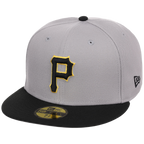 Pittsburgh Pirates MLB Cooperstown Authentic Collection New Era 59FIFTY (Gray/Black)