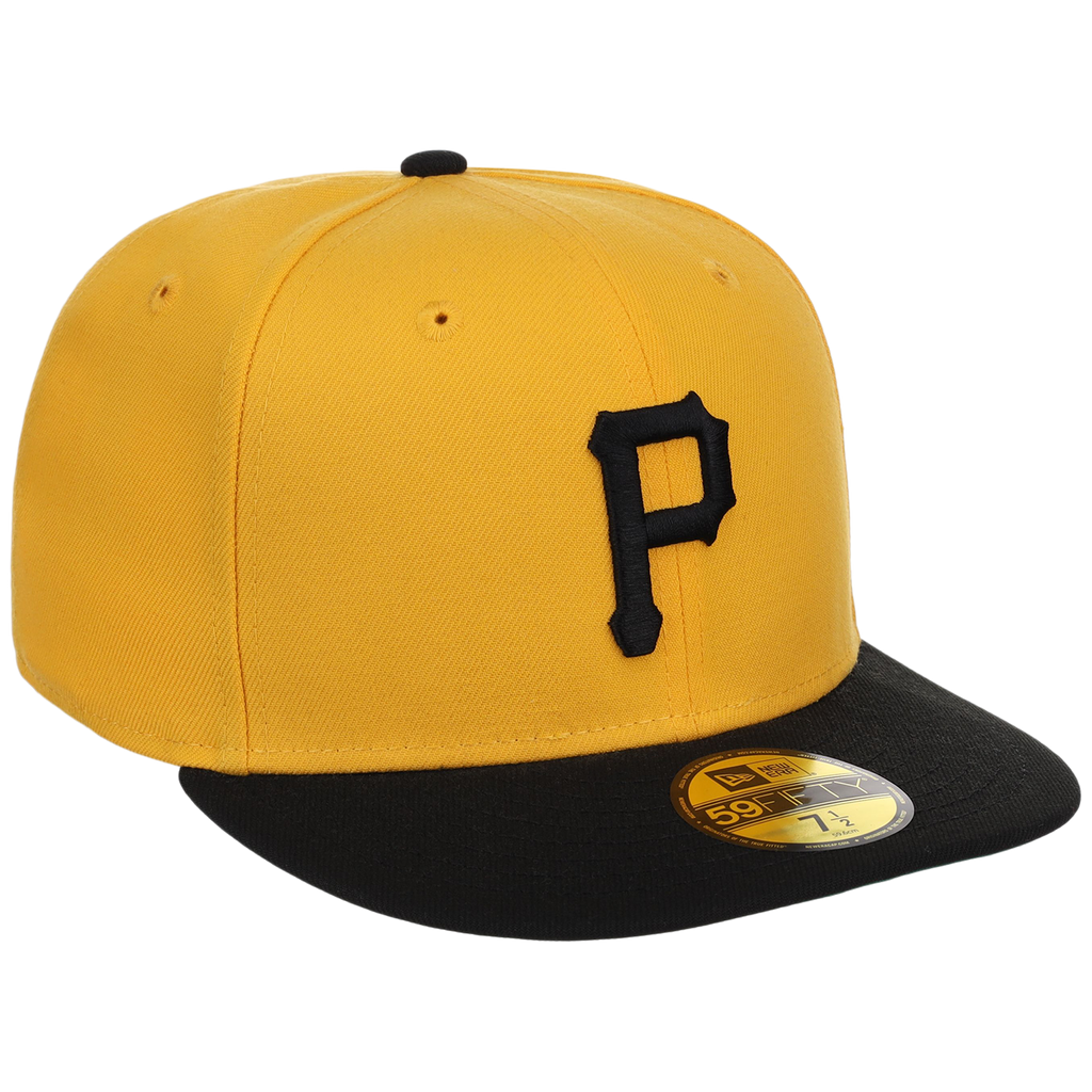 Pittsburgh Pirates MLB Cooperstown Authentic Collection New Era 59FIFTY (Yellow/Black)