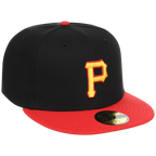Pittsburgh Pirates MLB Cooperstown Authentic Collection New Era 59FIFTY (Black/Red)