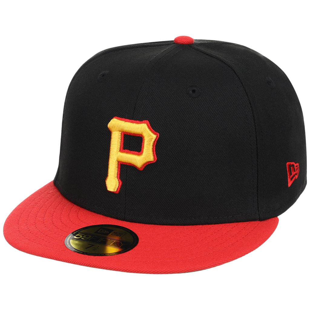 Pittsburgh Pirates MLB Cooperstown Authentic Collection New Era 59FIFTY (Black/Red)