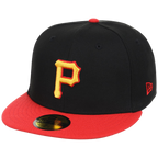 Pittsburgh Pirates MLB Cooperstown Authentic Collection New Era 59FIFTY (Black/Red)