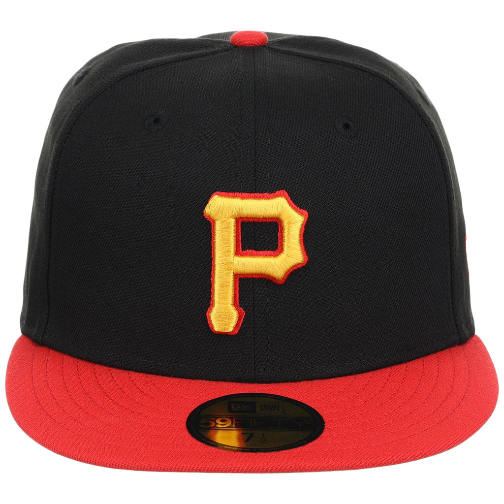 Pittsburgh Pirates MLB Cooperstown Authentic Collection New Era 59FIFTY (Black/Red)