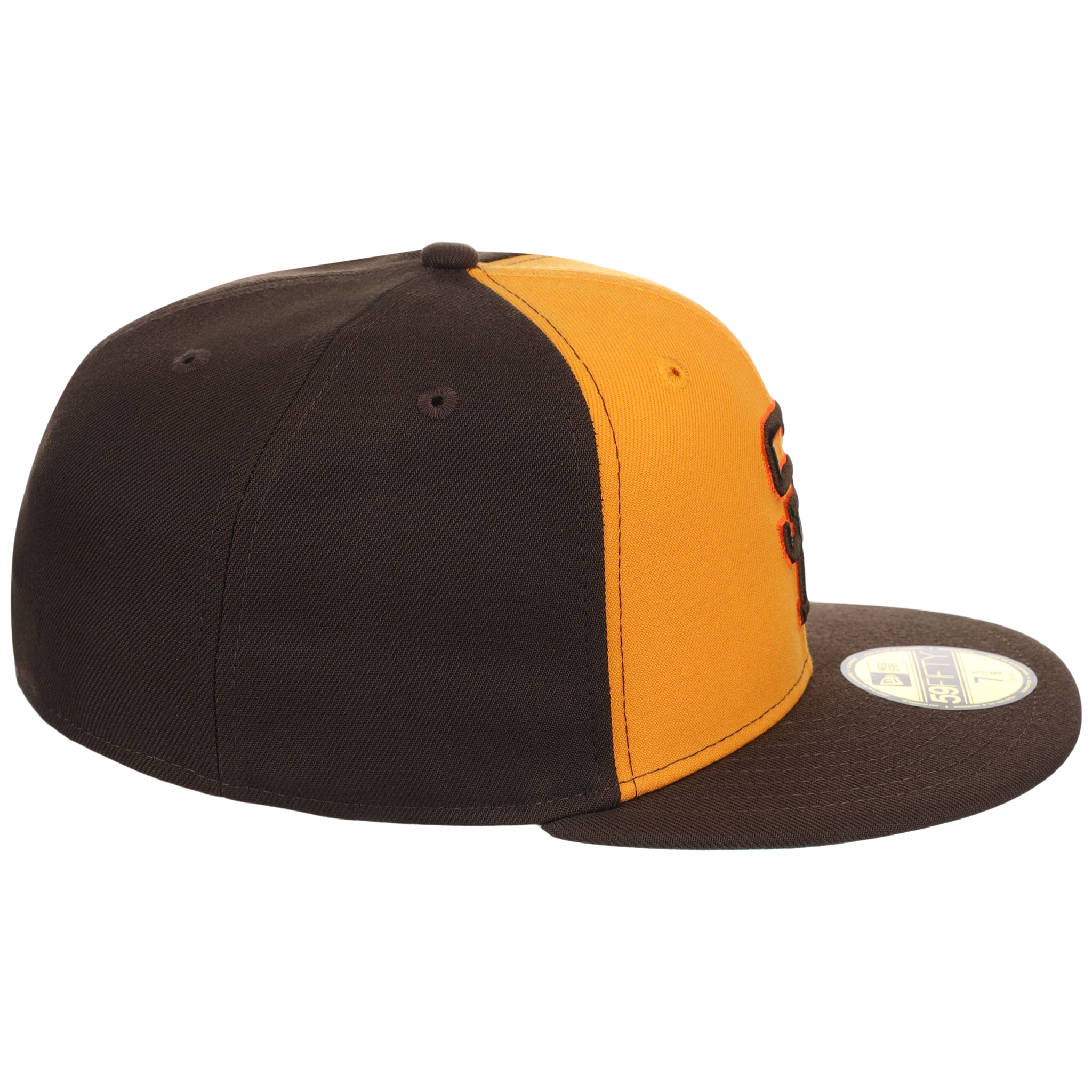 San Diego Padres MLB Cooperstown Authentic Collection New Era 59FIFTY (Yellow/Brown)