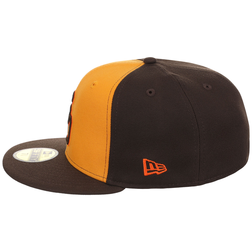 San Diego Padres MLB Cooperstown Authentic Collection New Era 59FIFTY (Yellow/Brown)
