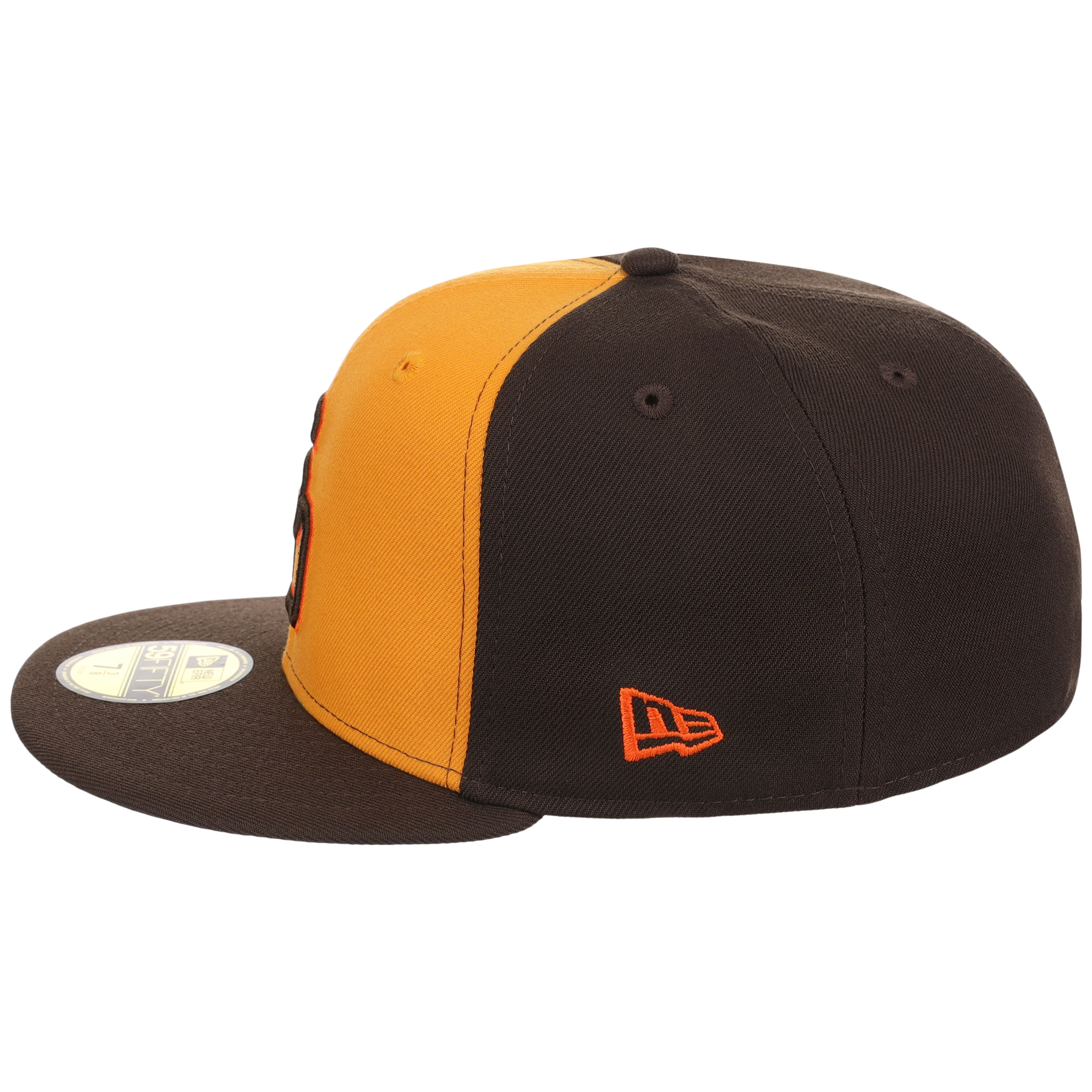 San Diego Padres MLB Cooperstown Authentic Collection New Era 59FIFTY (Yellow/Brown)