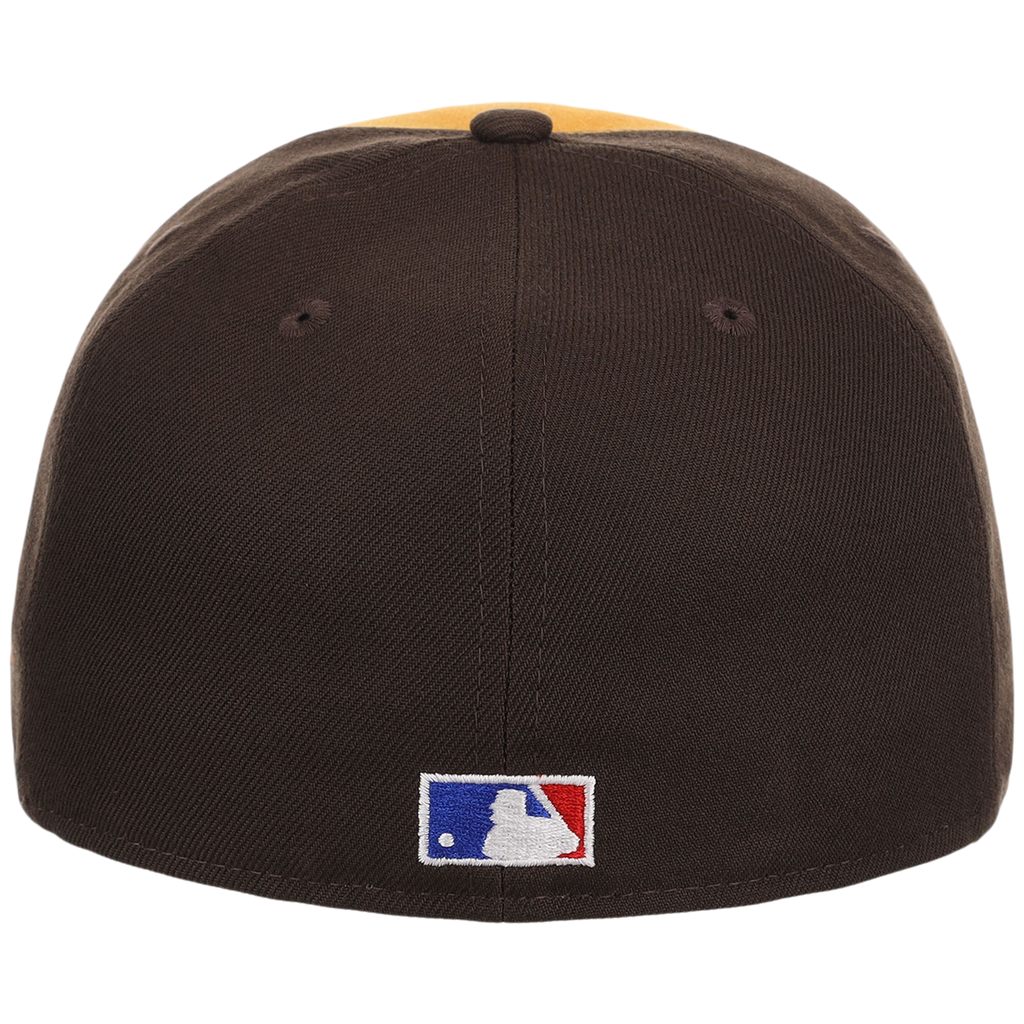 San Diego Padres MLB Cooperstown Authentic Collection New Era 59FIFTY (Yellow/Brown)
