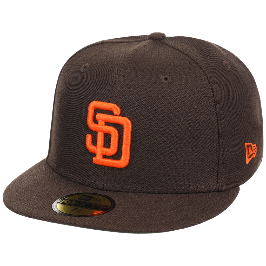 San Diego Padres MLB Cooperstown Authentic Collection New Era 59FIFTY (Brown/Brown)