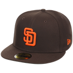 San Diego Padres MLB Cooperstown Authentic Collection New Era 59FIFTY (Brown/Brown)