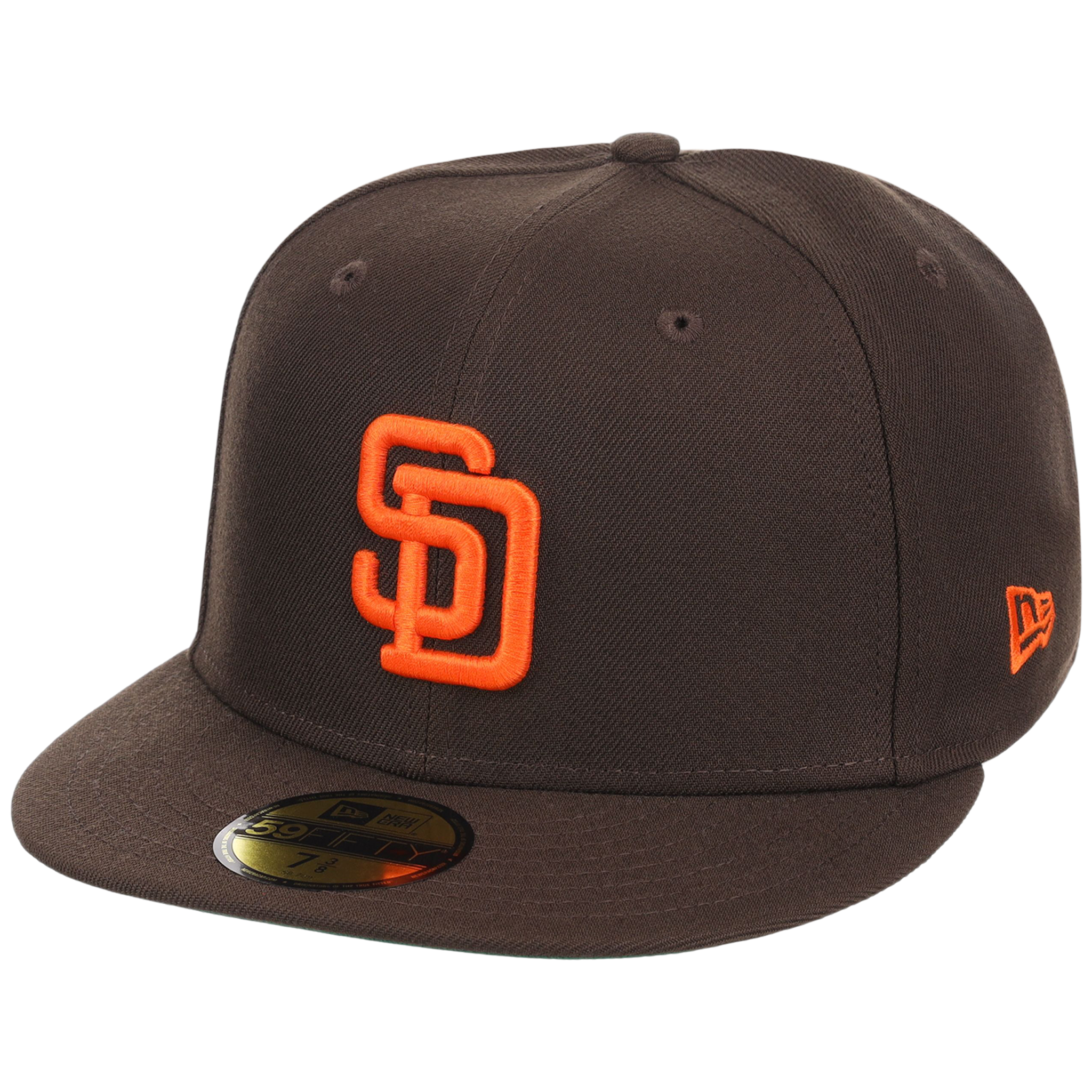 San Diego Padres MLB Cooperstown Authentic Collection New Era 59FIFTY (Brown/Brown)