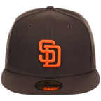 San Diego Padres MLB Cooperstown Authentic Collection New Era 59FIFTY (Brown/Brown)