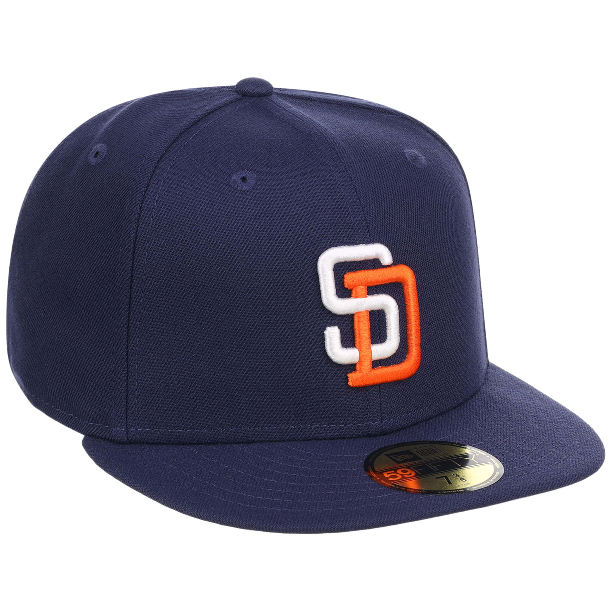 San Diego Padres MLB Cooperstown Authentic Collection New Era 59FIFTY (Navy/Navy)