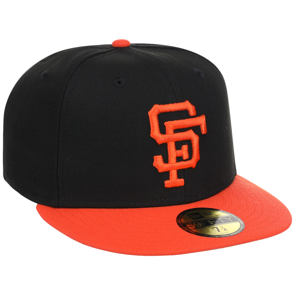 San Francisco Giants MLB Cooperstown Authentic Collection New Era 59FIFTY (Black/Orange)