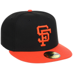 San Francisco Giants MLB Cooperstown Authentic Collection New Era 59FIFTY (Black/Orange)