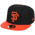 San Francisco Giants MLB Cooperstown Authentic Collection New Era 59FIFTY (Black/Orange)