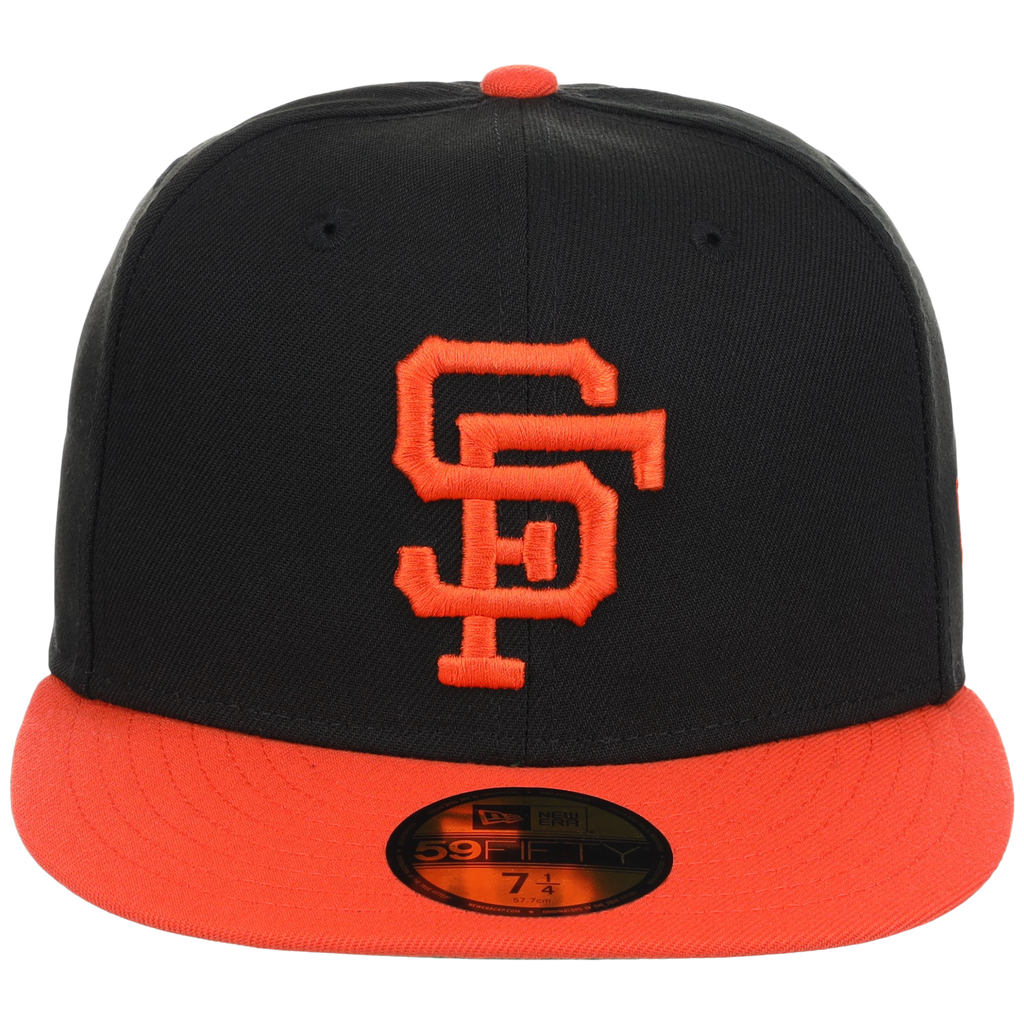 San Francisco Giants MLB Cooperstown Authentic Collection New Era 59FIFTY (Black/Orange)