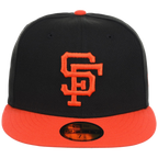 San Francisco Giants MLB Cooperstown Authentic Collection New Era 59FIFTY (Black/Orange)