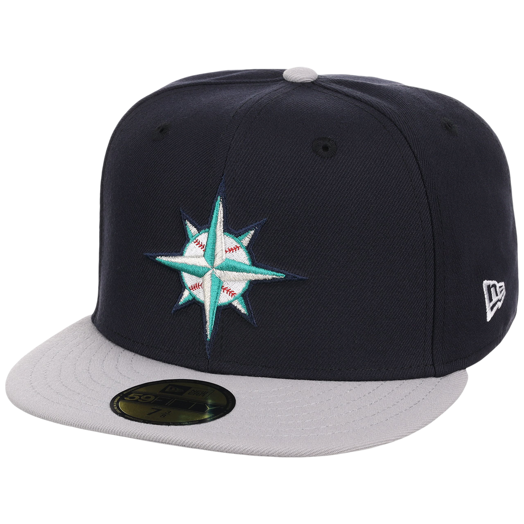 Seattle Mariners MLB Cooperstown Authentic Collection New Era 59FIFTY (Navy/Gray)